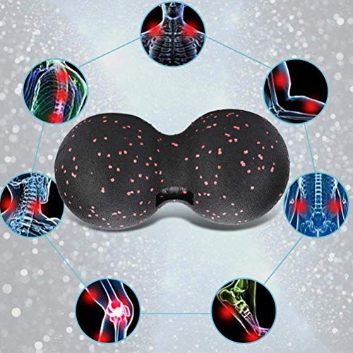Peanut Massage Ball - After Exercise Fascia Ball Set Training Deep Tissue Massage Ball Kit Lacrosse Ball Muscle Roller for Acupressure Plantar Fasciitis Reflexology Massage