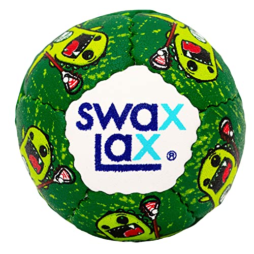 SWAX LAX Lacrosse Training Ball - Indoor Outdoor Practice Less Bounce & Rebounds - color: Rawr