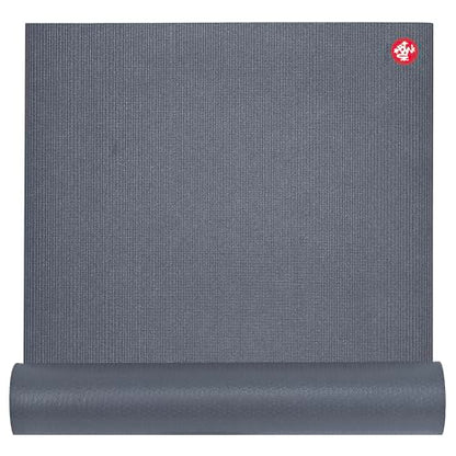 Manduka PROlite Yoga Mat 4.7mm | Lifetime Durability | Hygienic Construction | Teacher Approved - color: Thunder, size: 68" x 24"