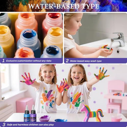 Colima Airbrush Paint, 36 Colors 30 ml/Bottle, Opaque & Brilliant | Ready Spray Water-Based Acrylic Paint Set for Metal, Plastic Models, Canvas & Wood, Perfect for Artists Beginners & Hobbyists
