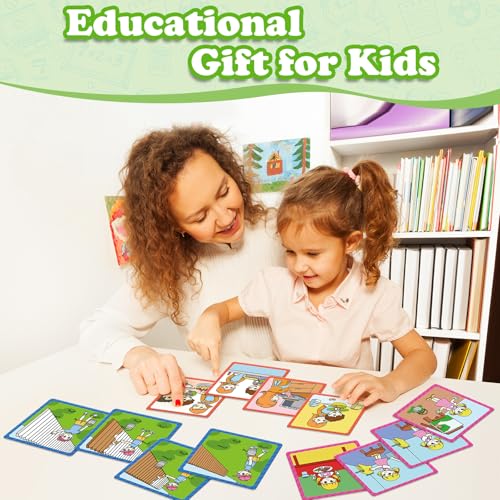 Kasfalci Sequencing Cards,Sequence Board Game for Kids,Speech Therapy Materials Toys for Autism,Story Storytelling,Social Skills,Sentence Building,Preschool Learning Activities,Classroom & Homeschool - style: 4-Scene-New