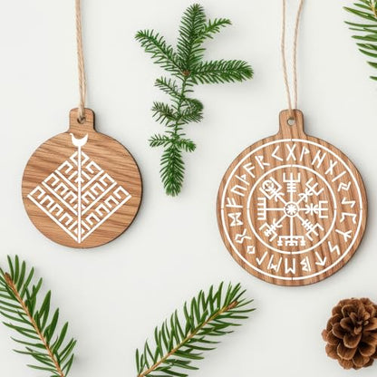 Keluna Viking Stencils for Painting - 8 Pcs Reusable Celtic Border Crafts Templates Tree of Life Stencils for Painting on Wood Wall Art Craft Canvas Fabric Rock - style: runes