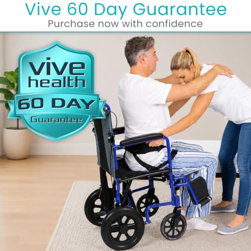 Vive Gait Belt with Leg Straps - Heavy Duty Transfer Belt with Quick - style: Heavy Duty Transfer Belt with Loops