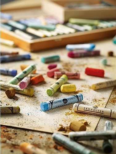 SENNELIER Extra-Soft French Pastel for Professional Artists, Baryte Green 766 - color: Baryte Green 766