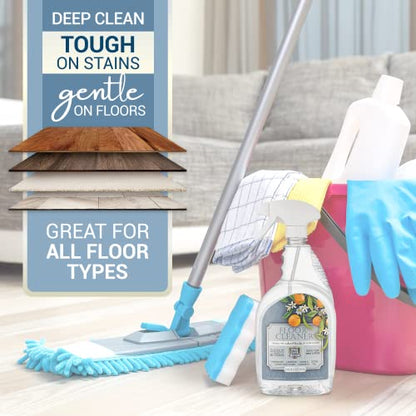 ProCare Citrus Floor Cleaner (Made in USA) | Streak Free Cleaner for Tile, Stone, Laminate, Vinyl & Natural Wood Floor Cleaner for Mopping, Floor Cleaning Solution with Citrus Aroma -32oz Spray Bottle - size: 32 Fl Oz (Pack of 1)