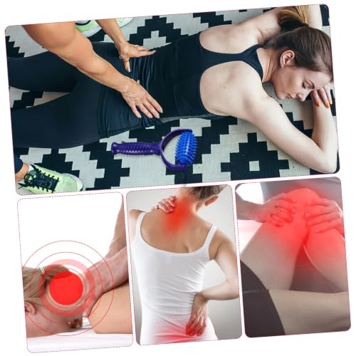 Portable Lightweight Handheld Massage Roller Stick for Legs and Back, Abs PVC Material Muscle Massager Roller, for Yoga Enthusiasts and Sedentary Individuals