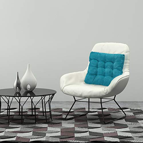 Tiita 22 Inch Square Floor Cushions, Floor Pillow for Sitting, Blue - color: (Square)|blue
