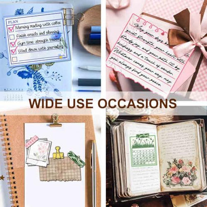 29 Pcs Journal Stamps for Crafting Card Making Supplies Set | 3 Acrylic Clear Stamp Blocks, 6 Clear Silicone Stamps Seals, 20 Craft Ink Pads Calendar Planner Stamp for DIY - style: 29Pcs Planner Clear Stamps