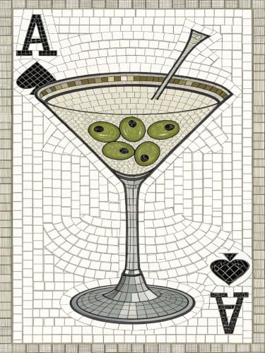 Cocktail Diamond Art Kits for Adults, Diamond Art Painting Kits for Adults | Cocktail Stress Relief Full Round Drill Heartfelt Gift Strong Adhesive Wall Decor HD Canvas 11.8x15.7 in 30x40 cm - color: Cocktail
