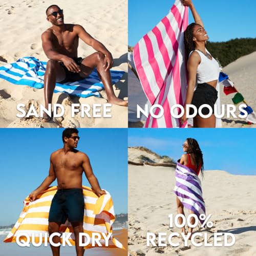 Dock & Bay Quick Dry Beach Towel - Cabana - Set G (4), Extra Large - color: Cabana - Set G (4), size: Extra Large (200x90cm, 78x35")