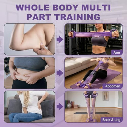 3-in-1 Multifunction Pedal Resistance Band with Handle