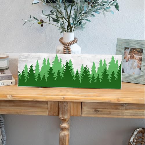 Mountain Stencils Wood Burning Stencils 4"x2" | Reusable Pine Tree Stencil for Wood Burning Crafts Decor - style: Mountain Tree 4"/50p