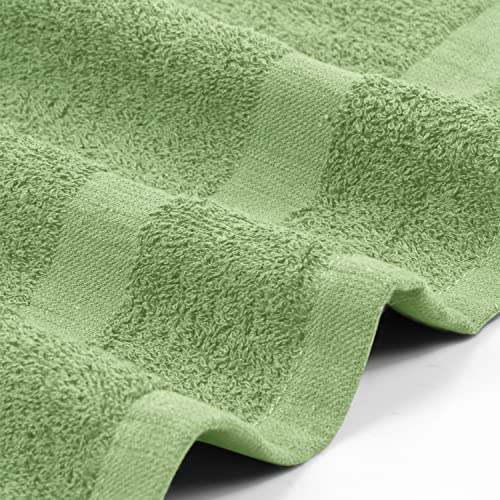 Utopia Towels Salon Towels, Pack of 24, 16x27 in, 100% Cotton, Sage Green - color: Sage Green, size: 24 Pack