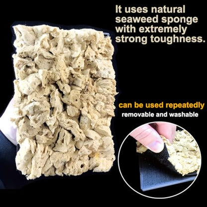 Natural Sea Sponge Dauber for Wall Texture Paint & DIY Art Painting | Natural sea sponge for painting,creates authentic organic wall effects,ideal for mottled texture finishing,great for DIY&pro