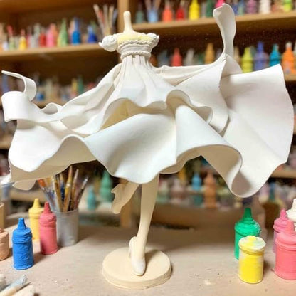 Air Dry Clay Lightweight, Flexible Modeling Clay for Adults Arts and Crafts | Professional & Moldable, Soft & No-Stick, Polymer Clay for Sculpting, Molding,Anime Figures,Making Costumes,DIY Projects - color: White-3 Packs
