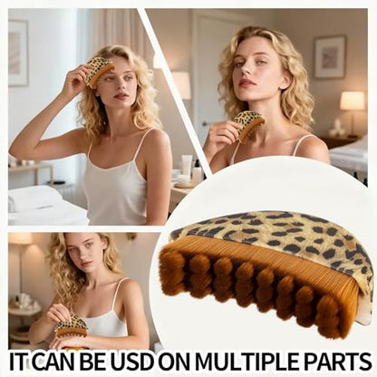 Lymphatic Contour Face Brush Lymphatic Drainage Massager Double Chin Reducer Lymphatic Drainage Brush for Face Ergonomically Designed to Fit The Skin Precisely (Grey) - color: Grey