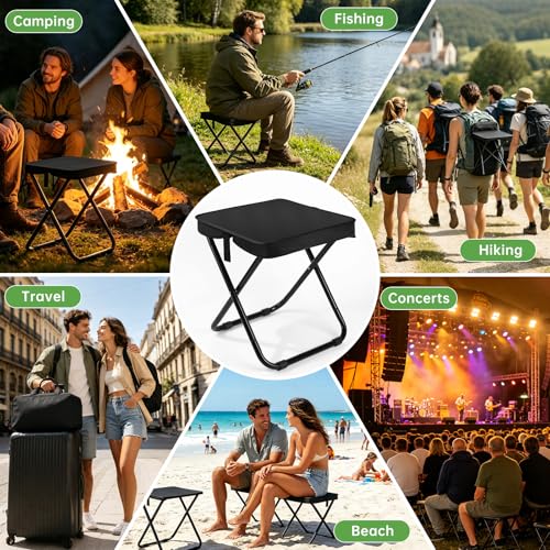 Lightweight Aluminum Portable Folding Stool for Adults