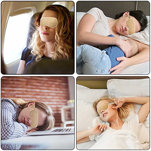 Anti Aging Sleep Mask with Copper Ion Technology, Eye Mask for Women & Men with Elastic Band, Soft Copper Eye Mask Like Silk, Anti-Wrinkl, Reduce Eye Puffiness, Rejuvenates Skin