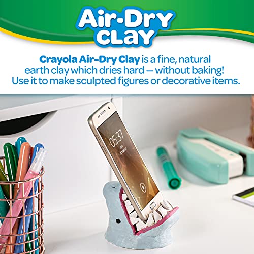 Crayola Air Dry Clay for Kids - White, 25lbs, Teacher Wishlist Supplies, Classroom Must Haves, Bulk Modeling Clay for Kids, No Bake, Sculpting & Molding Material | Classroom Must Haves, Bulk Modeling Clay for Kids, No Bake, Sculpting & Molding Material -