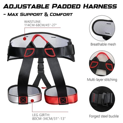 Heavy Duty Bungee Fitness Set, Professional 4D Bungee Resistance Band - size: L(154-176 pounds )