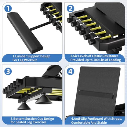 in-Bed Leg Press Machine for Rehab, Low-Impact Leg Strength Trainer