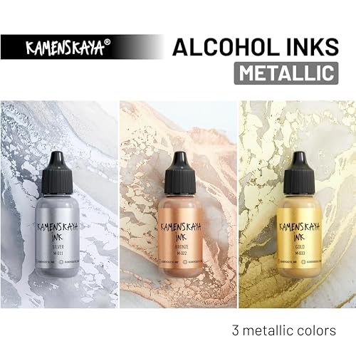 Alcohol Ink Set with Alcohol Ink Paper
