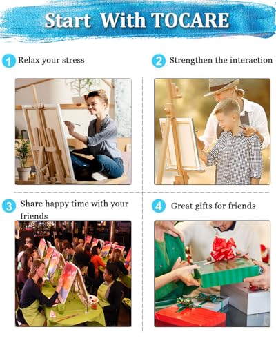 TOCARE Doberman Pinscher Paint by Numbers Kit for Adults Beginner, Dog Paint by Number Canvas,Acrylic Adults' Paint-by-Number Kits for Dogs Lovers 16x20inch (Without Framed) - color: TC-OPC-363