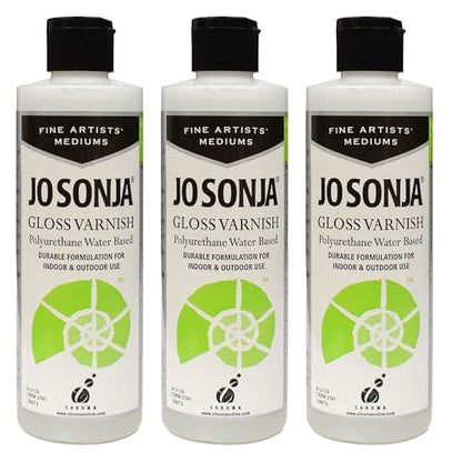Polyurethane Varnish Gloss 8oz Bottle - Three Pack - size: 8oz - 3 Pack