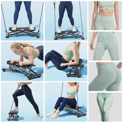 RYGEO Balance Board with Resistance Bands, Versatile Rocking Stepper, Wobble Board Featuring LCD Monitor, 330 lbs High-Capacity Ski Twister Trainer for Full Body Exercise at Home - color: Black