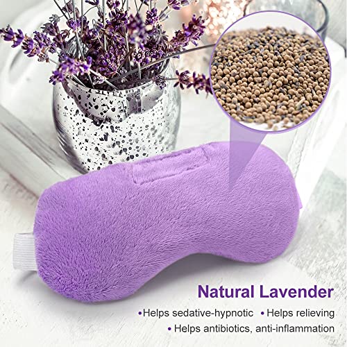 Umisleep Lavender Eye Mask, Weighted Sleep Mask for Men Women, Purple - color: Purple