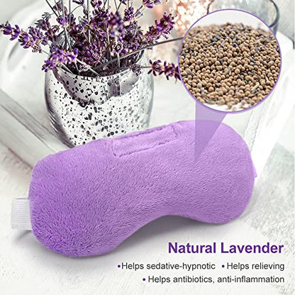 Umisleep Lavender Eye Mask, Weighted Sleep Mask for Men Women, Purple - color: Purple
