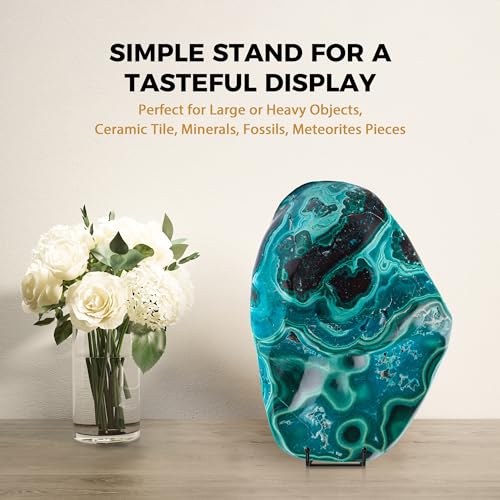 TR-LIFE 3 Pack 12 Inch Plate Stands for Display - Large, Metal Picture Frame Holder Stand + Easels for Decorative Platter, Book, Plaque, Photo, Table Top Art - size: 12 Inch