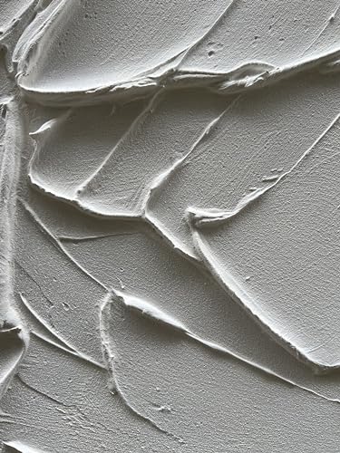 NANKAI Art Hand Painted White Canvas Wall Art 48x24 inch Abstract Modern Oil Painting Contemporary Textured Wall Art Minimalist Artwork Home Decor - color: Nkhb124