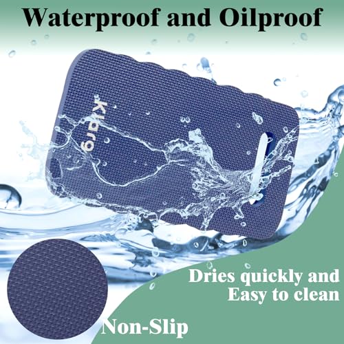 New Upgrade Garden Kneeling Pad 3 PCS, Extra Wider to 9 Inches, Thick Foam Kneeling Pad, Waterproof Knee Mat for Gardening, Cleaning, Yoga, and Auto Repair.16.5" x 9" x 0.8"