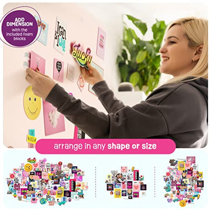 Wall Collage Kit for Teen & Tween Girls - Teens Creative Crafts Kits | Arts Craft Gift Ideas for Age 11, 12,13, 14, 15, 16 Year Old Girl - Birthday Gifts for Teenage Bedroom Decor