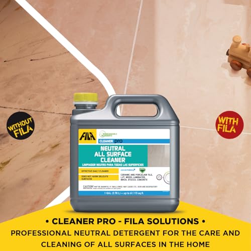FILA Surface Care solutions CLEANER PRO Neutral All Surface Cleaner, 1 Gallon - size: 128 Fl Oz (Pack of 1)