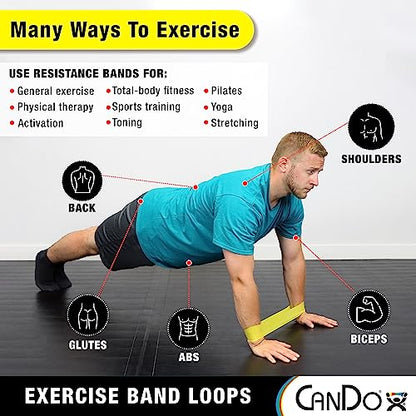Cando Exercise Loops - Arms - 10" - color: Red Light, size: 15", style: Single