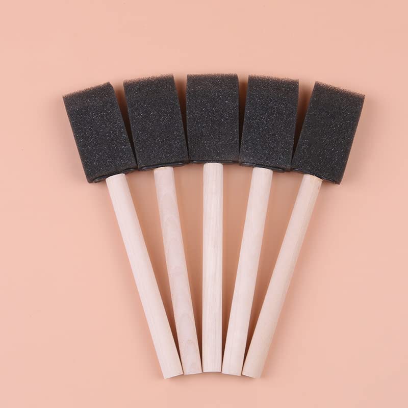 Artlicious Foam Paint Brushes 1 Inch - 50 Pack Sponge Brushes for Painting | Acrylic Painting, Wood Staining, Mod Podge, Decoupage, Disposable, Classroom Art Supplies, Kids Crafts - size: 1 Inch - 50 Pack