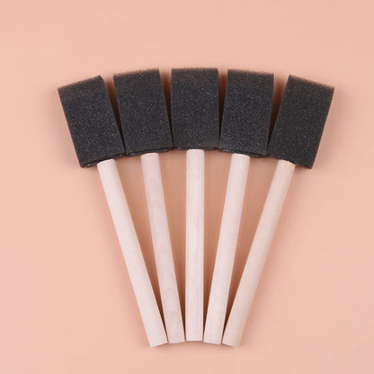 Artlicious Foam Paint Brushes 1 Inch - 50 Pack Sponge Brushes for Painting | Acrylic Painting, Wood Staining, Mod Podge, Decoupage, Disposable, Classroom Art Supplies, Kids Crafts - size: 1 Inch - 50 Pack