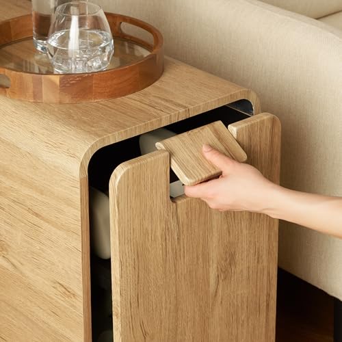 SEI Furniture - Sidekick Sport Equipment Rolling Rack - Transitional Design, Metal and Wood - Ideal for Bedroom, Living Room (HZ0123) - color: Oak