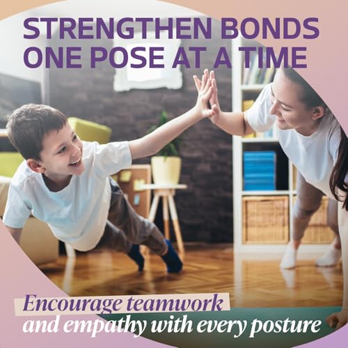 Partner Yoga Poses Cards for Kids & Toddlers, for Classroom, Social Skills Activities, Family Meditation Yoga Cards, PE Games, Mindfulness Tools, Brain Breaks, Breathing Exercise, or Play Therapy