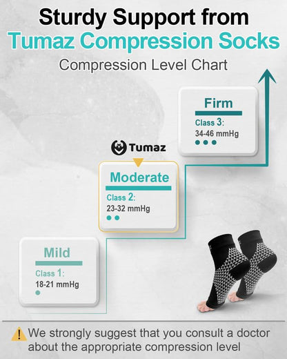Tumaz Foot Roller for Deep Tissue Massage & Reflexology - color: Diamond(black) 2-piece Set