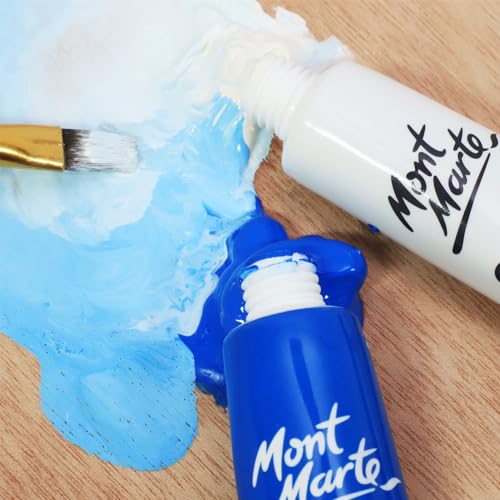 Mont Marte Signature Gouache Paint, 12 x 0.4oz (12ml), Semi-Matte Finish, 12 Colors, Suitable for use with Canvas, Watercolor Paper, Watercolor Paints and Mixed Media - size: 12 Colors (0.4 fl oz per color)