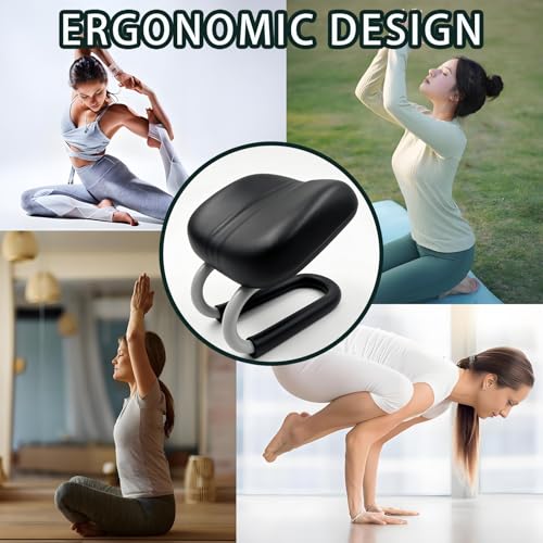 Meditation Bench & Prayer Kneeling Meditation Stool, Adjustable Height Meditation Chair, Prayer Bench with Cushion for Home Worship, Studio Portable Non-Slip Yoga Stool and Quiet Reflection.