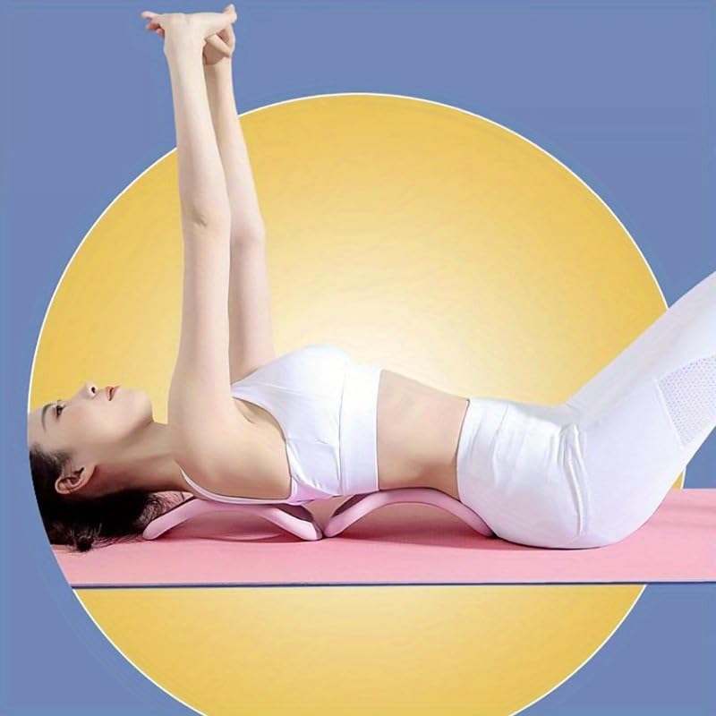 Pilates Ring Set of 2, Soft TPR Yoga Stretch Ring for Leg Exercise, Thigh Toner Ring, Pilates Resistance Ring for Flexibility, Muscle Relaxation, Home Workout & Physical Therapy (Sky Blue)