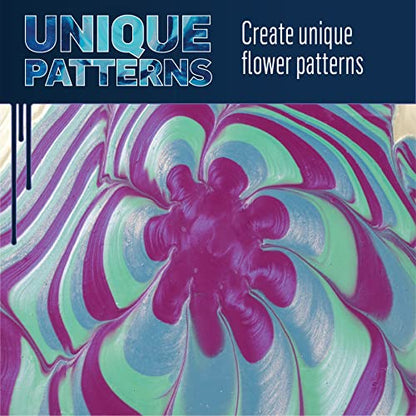 FolkArt Drizzle Open Pour Cup, Flower Pour Cup Perfect for Fluid Paint Pouring Arts and Crafts Projects, 50423 - style: Flower Pour Cup