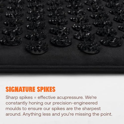 ShaktiMat Acupressure Mat for Tension Release, Premium Level 1 Black - color: Premium-black, size: Level 1