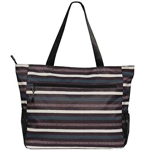 ESVAN LARGE BEACH BAG Water Resistant Lightweight 20 inch Women Oversize Tote Bag for Gym Beach Travel Pool Yoga Nurse - color: B