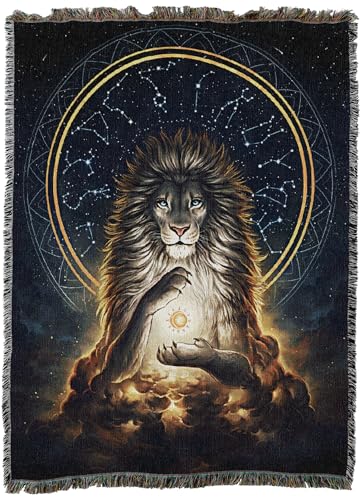 Pure Country Weavers Soulkeeper Blanket by Jonas Jödicke - Gift Tapestry Throw Woven from Cotton - Made in The USA (72x54) - color: Soulkeeper, size: 72x54
