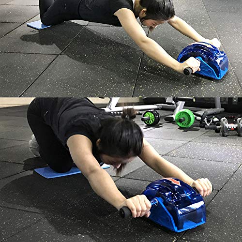 4 Wheel Ab Roller with Ergonomic Grip for Core & Ab Workout, Home Gym